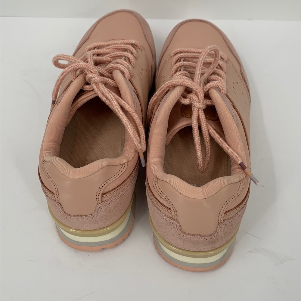 ABEO Aaliyah sneakers shoe blush pink comfort lace-up tie women 8.5 - Picture 5 of 7